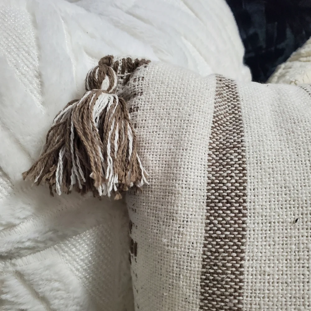 Boho accent pillow